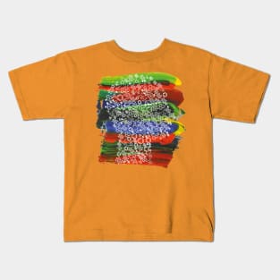 Abstract science head Kids T-Shirt